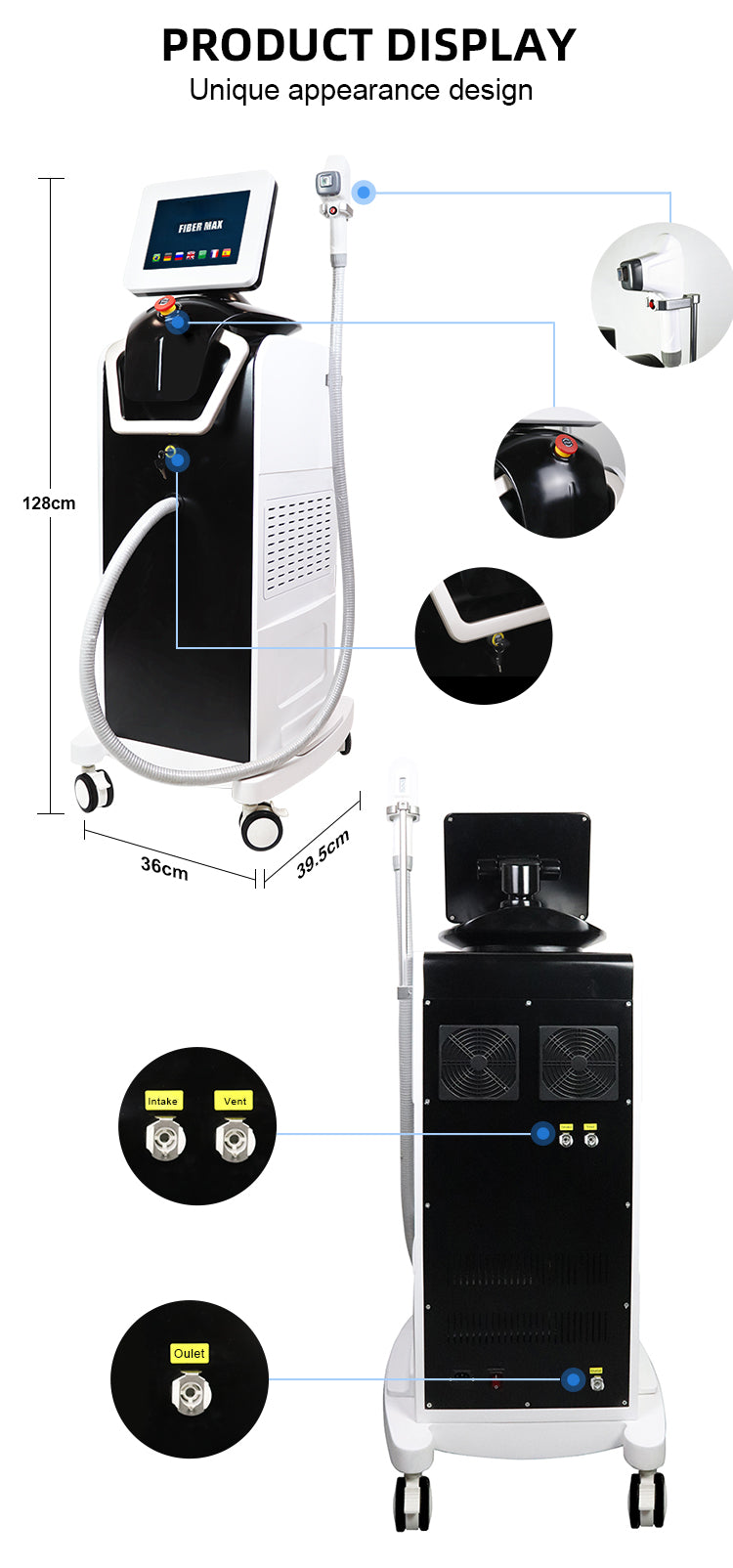 XSD-FL01 Fiber Laser Hair Removal System