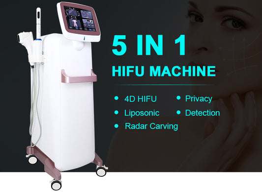 XSD-MF Beauty Machine 5 IN 1 (Liposonic+ 4D HIFU+Radar Carving+Privacy+Detection)