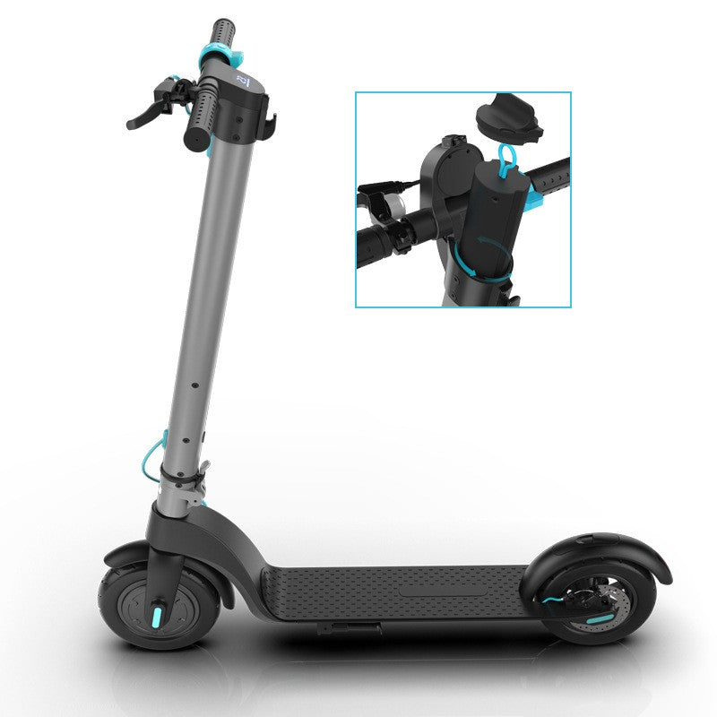 XSD-ES X7 8.5 inch folding adult mobility Scooter Mini Electric Scooter