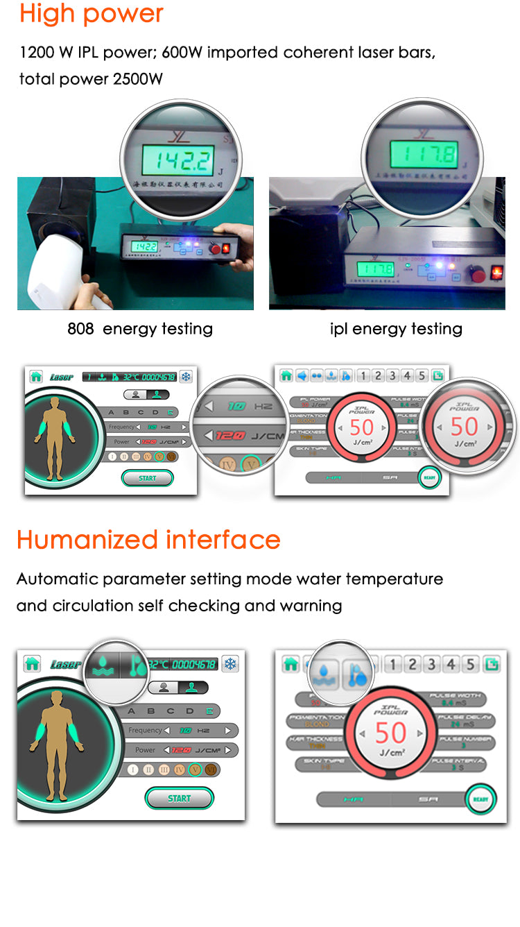 XSD-F01 Multifunctional Beauty Machine IPL LASER 2 IN 1 BEAUTY EQUIPMENT