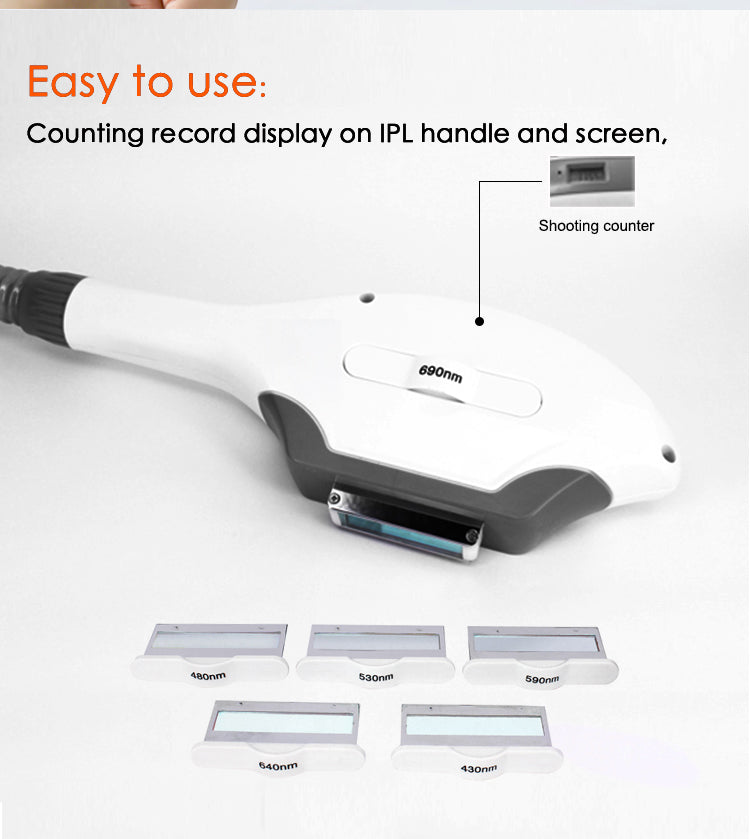 XSD-F02 IPL LASER 2 IN 1 BEAUTY EQUIPMENT For permanent hair removal