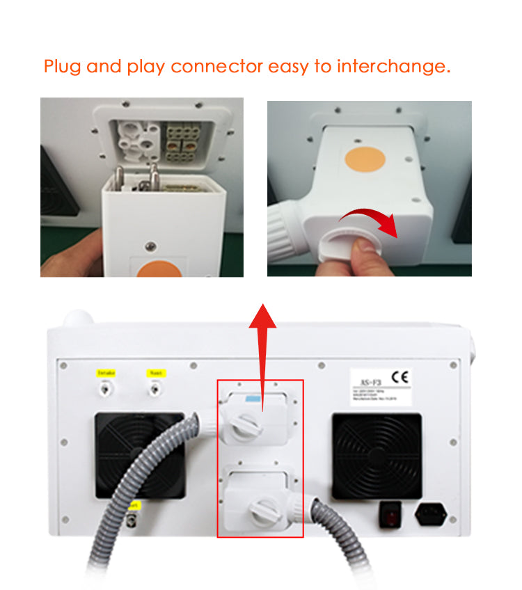 XSD-F02 IPL LASER 2 IN 1 BEAUTY EQUIPMENT For permanent hair removal