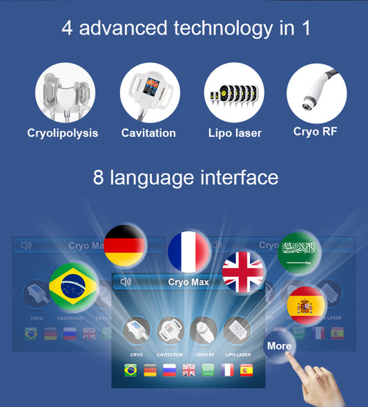 XSD-Cryomax01 Cryolipolysis 4 in 1 Slimming Machine